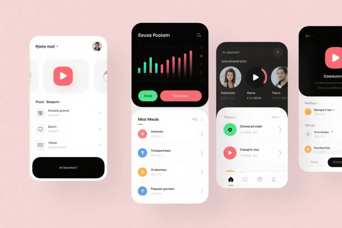 移动端直播体验示意图